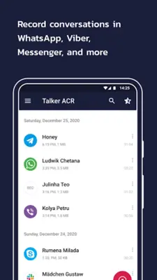 Call Recorder - Talker ACR android App screenshot 2